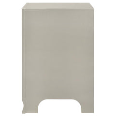 Salford 2-drawer Nightstand Metallic Sterling - 222722