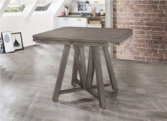 Athens Round Counter Height Table with Drop Leaf Barn Grey - 109858
