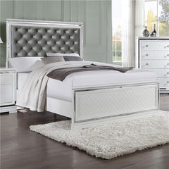 Eleanor Wood California King Panel Bed White - 223561KW