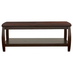 Dixon 1-shelf Rectangular Wood Coffee Table Espresso - 701078