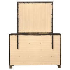Woodmont 8-drawer Dresser with Mirror Rustic Golden Brown - 222633M