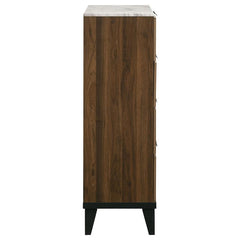 Mays 4-drawer Bedroom Chest Walnut - 215965
