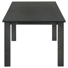Jakob 7-piece Rectangular Dining Set Grey and Black - 115131-S7