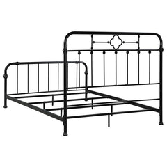 Packlan Metal Eastern King Open Frame Bed Matte Black - 305946KE