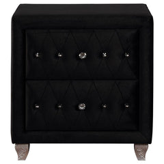Deanna 4-piece Queen Bedroom Set Black - 206101Q-S4