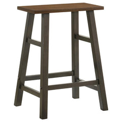 Connie 4-piece Counter Height Set Chestnut and Dark Brown - 192090