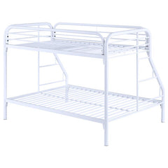Morgan Metal Twin Over Full Bunk Bed White - 2258W