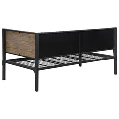 Getler Metal Twin Daybed Weathered Chestnut - 300836