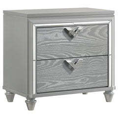 Veronica 5-piece Queen Bedroom Set Light Silver - 224721Q-S5