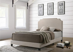Tamarac Upholstered Queen Panel Bed Beige - 310061Q