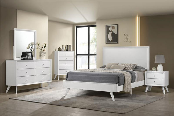 Janelle 5-piece Queen Bedroom Set White - 223651Q-S5