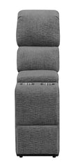 Bahrain Upholstered Console Charcoal - 609540CON