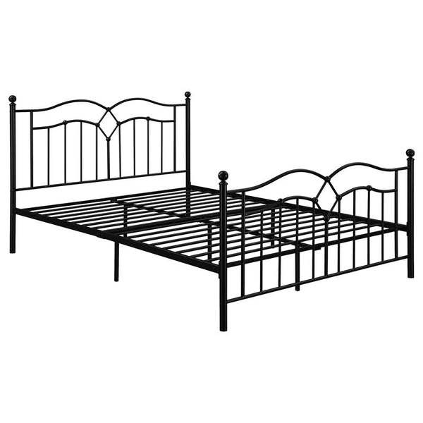 Klossen Metal Queen Open Frame Bed Black - 422763Q