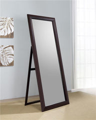 Phoenix Rectangular Standing Floor Mirror Black - 200417