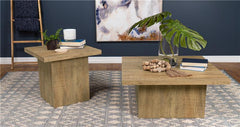 Devar Square Engineered Wood Coffee Table Mango Brown - 708068