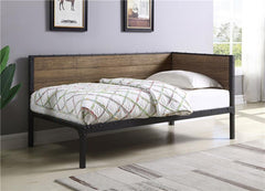 Getler Metal Twin Daybed Weathered Chestnut - 300836