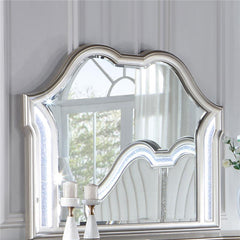 Evangeline Dresser Mirror Silver Oak - 223394