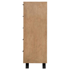 Taylor 5-drawer Bedroom Chest Light Honey Brown - 223425