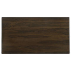 Wes Rectangular Dining Table Dark Walnut - 115271