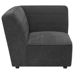 Sunny Upholstered Corner Chair Dark Charcoal - 552082