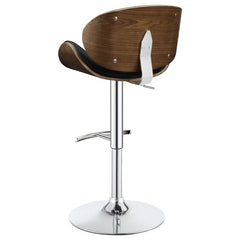 Harris Adjustable Bar Stool Black and Chrome - 130504