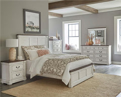 Hillcrest 9-drawer Dresser with Mirror Distressed White - 223353M