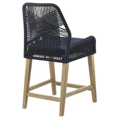 Nakia Woven Rope Back Counter Height Stools (Set of 2) - 110036