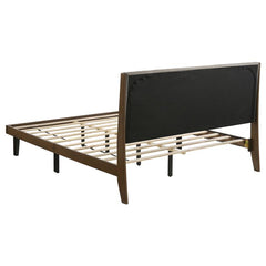 Mays 4-piece Eastern King Bedroom Set Walnut - 215961KE-S4