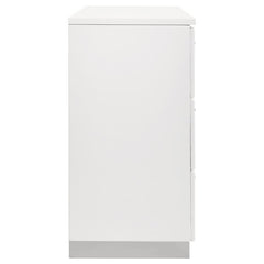 Felicity 6-drawer Dresser Glossy White - 203503