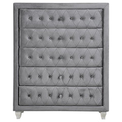 Deanna 5-piece Queen Bedroom Set Grey - 205101Q-S5