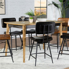 Partridge Rectangular Counter Height Table Natural Sheesham - 110578