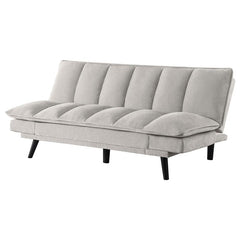 Laredo Upholstered Tufted Convertible Sofa Bed Light Grey - 360017