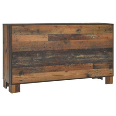 Sidney 4-piece Eastern King Bedroom Set Rustic Pine - 223141KE-S4