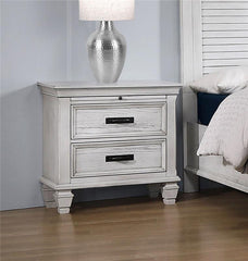Franco 2-drawer Nightstand Antique White - 205332