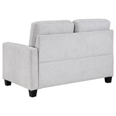 Georgina Upholstered LAF Chair Steel Beige - 551708LAF