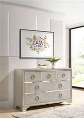 Salford 7-drawer Dresser Metallic Sterling - 222723
