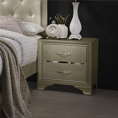 Beaumont 2-drawer Rectangular Nightstand Champagne - 205292