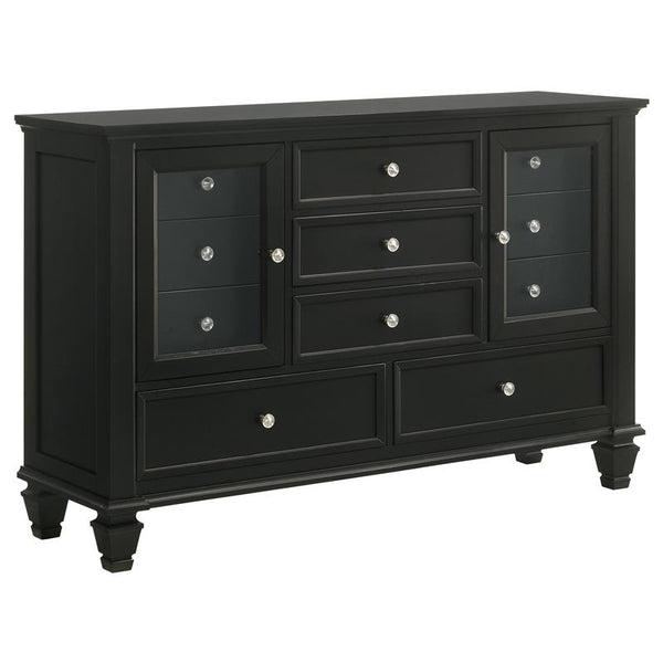 Sandy Beach 11-drawer Dresser Black - 201323