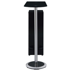 Koufax 1-drawer Bar Table Glossy Black - 120451