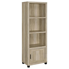 Sachin 3-shelf Engineered Wood Media Tower Distressed Pine - 707746