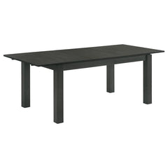 Jakob 7-piece Rectangular Dining Set Grey and Black - 115131-S7