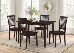 Gomez 5-piece Rectangular Dining Table Set Cappuccino - 150152