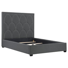 Bowfield Upholstered Queen Panel Bed Charcoal - 315900Q