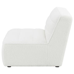 Sunny Upholstered Armless Chair Natural - 551621