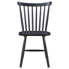 Hollyoak Windsor Spindle Back Dining Side Chairs Black (Set of 2) - 183042