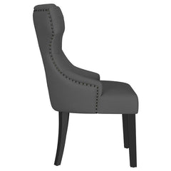Baney Upholstered Parson Dining Side Chair with Tufted Back Grey - 115562