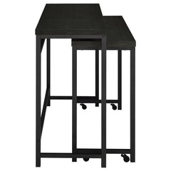 Hawes 4-piece Multipurpose Counter Height Table Set Black - 182724
