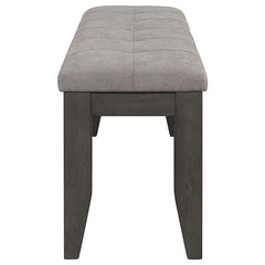 Dalila 6-piece Rectangular Dining Set Grey and Dark Grey - 102721GRY-S6