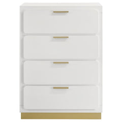 Caraway 4-drawer Bedroom Chest White - 224775