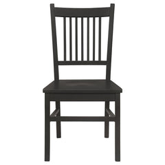 Marbrisa 5-piece Rectangular Dining Table Set Matte Black - 123071-S5